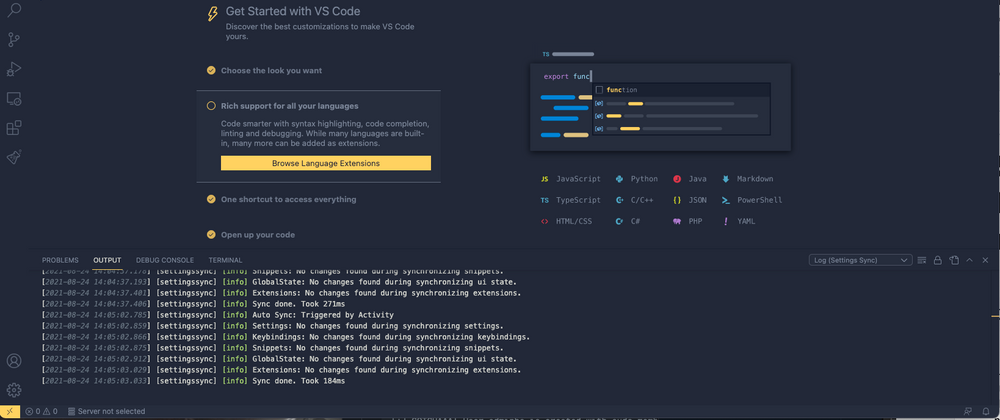 Cover image for Sinkronisasi VSCode biar bisa dipakai di mana aja. 